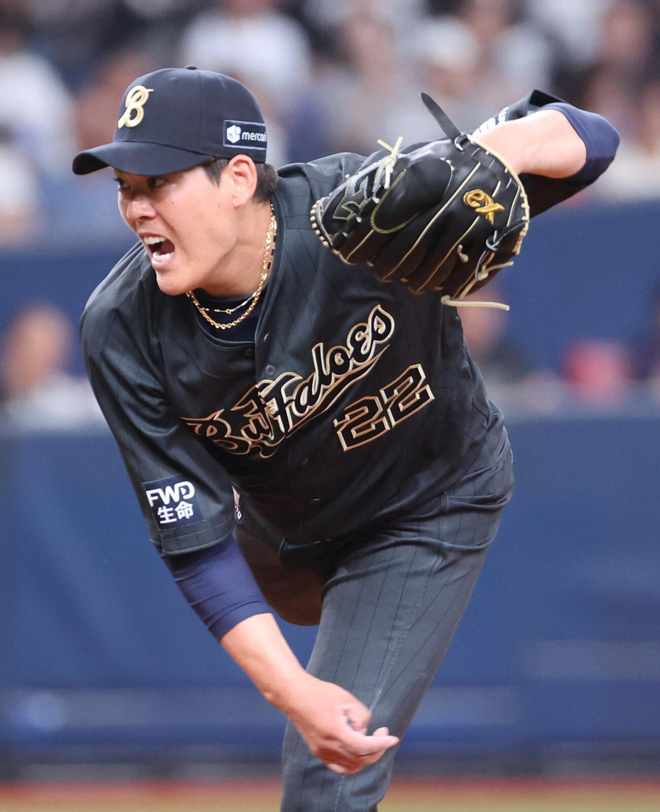 オリックス九里亜蓮（2026年7月撮影）