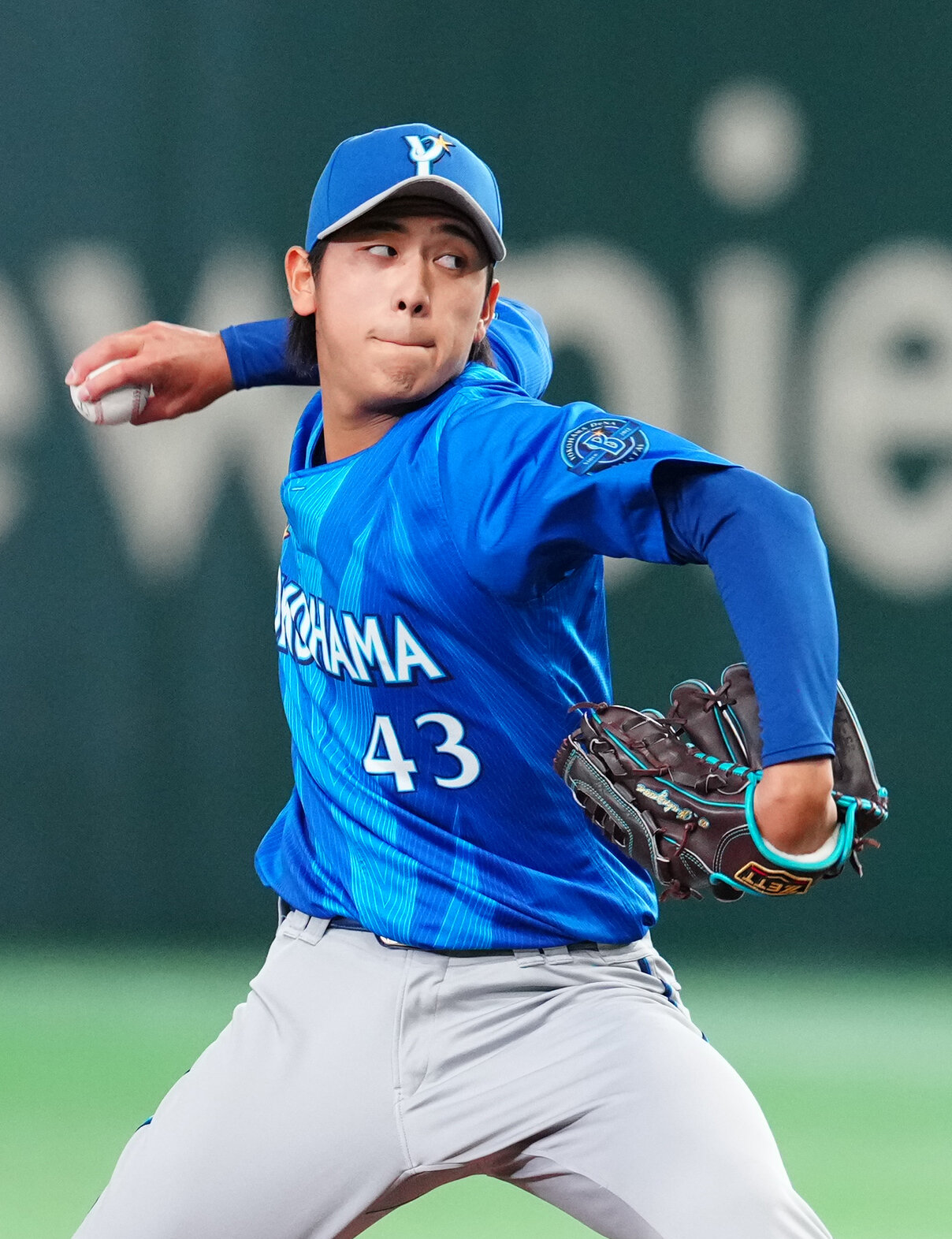 巨人対DeNA DeNA先発の深沢鳳介（撮影・江口和貴）