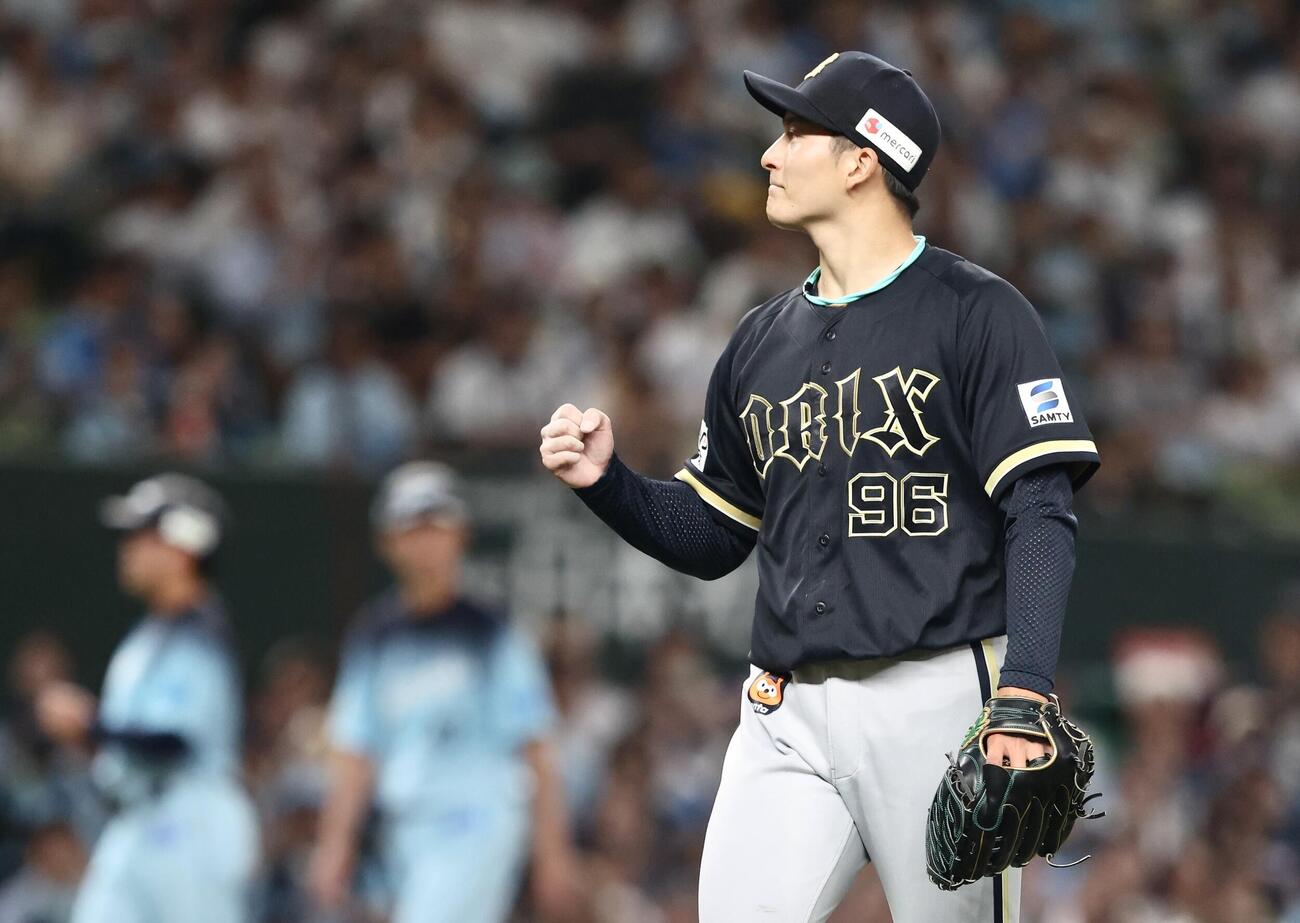 西武対オリックス　1回裏を抑える高島泰都（撮影・河田真司）