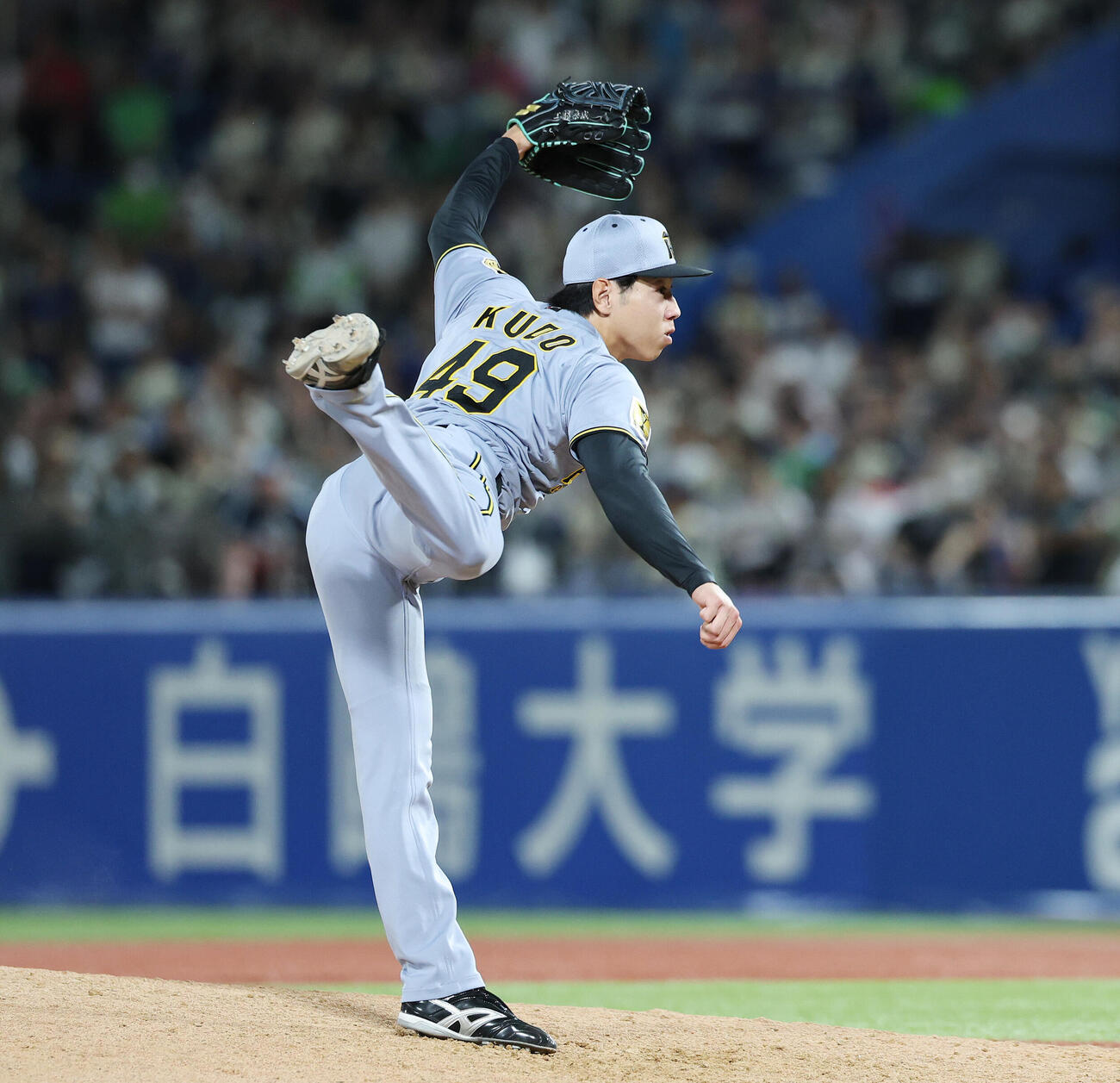 ヤクルト対阪神　阪神5番手の工藤泰成（撮影・宮地輝）