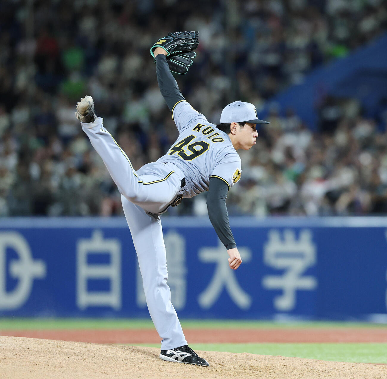 ヤクルト対阪神　阪神5番手の工藤泰成（撮影・宮地輝）