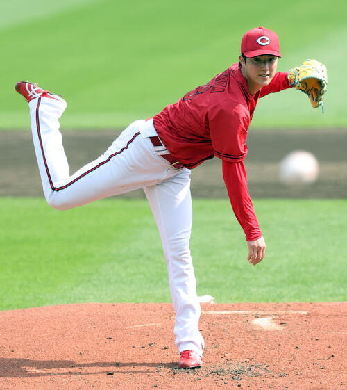 広島森下暢仁(2026年6月撮影)