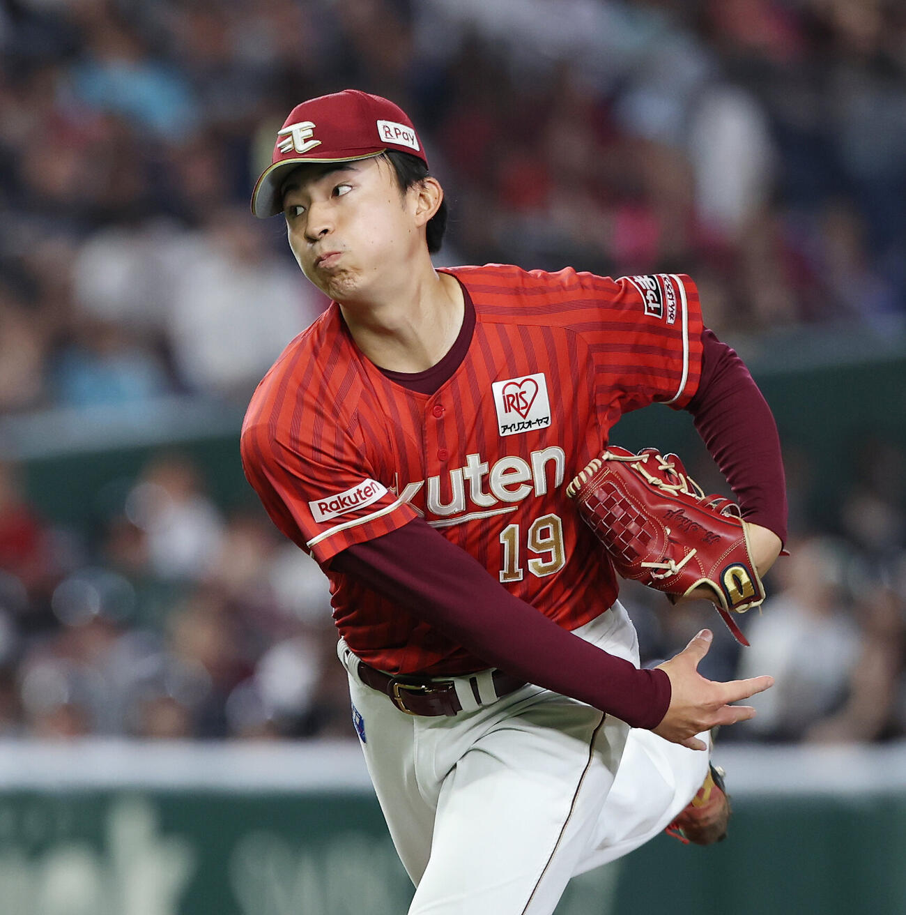 オリックス対楽天　楽天先発の荘司康誠（撮影・宮地輝）