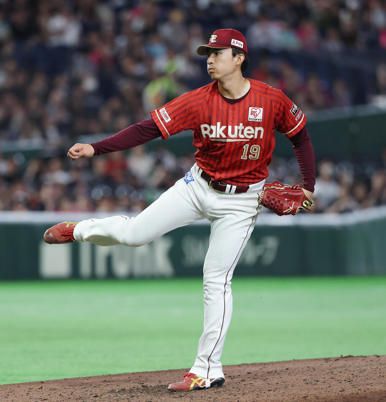 オリックス対楽天　楽天先発の荘司康誠（撮影・宮地輝）