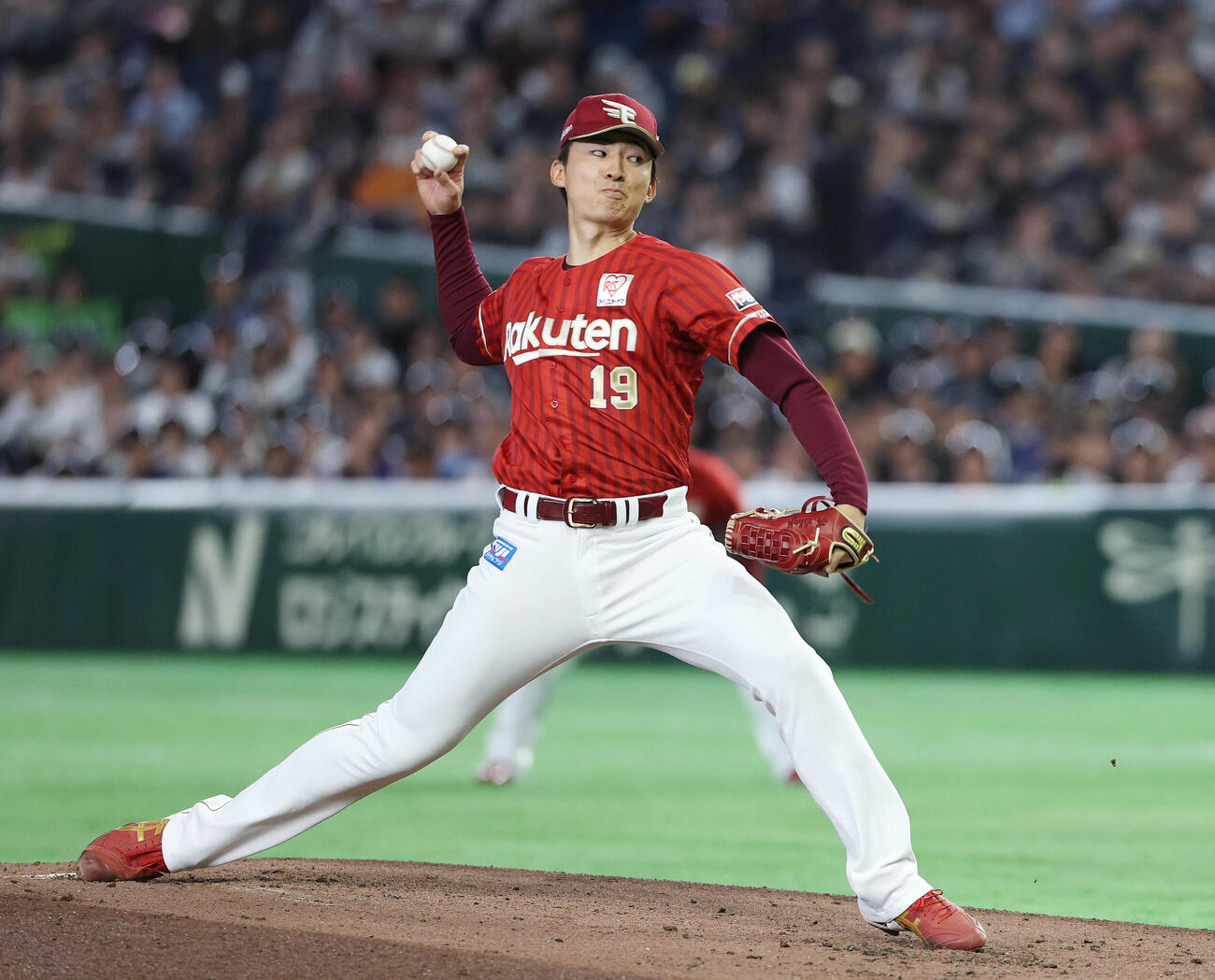 オリックス対楽天　楽天先発の荘司康誠（撮影・宮地輝）