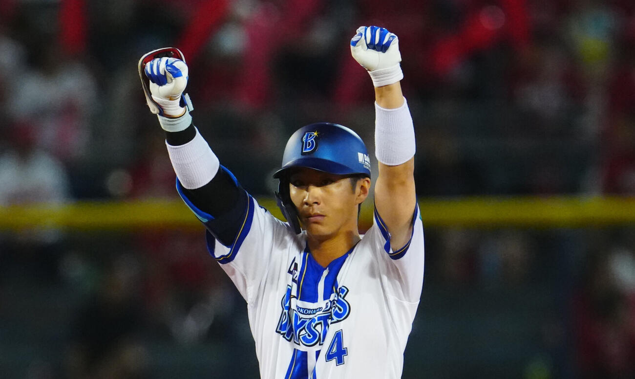 DeNA度会隆輝（2026年6月撮影）