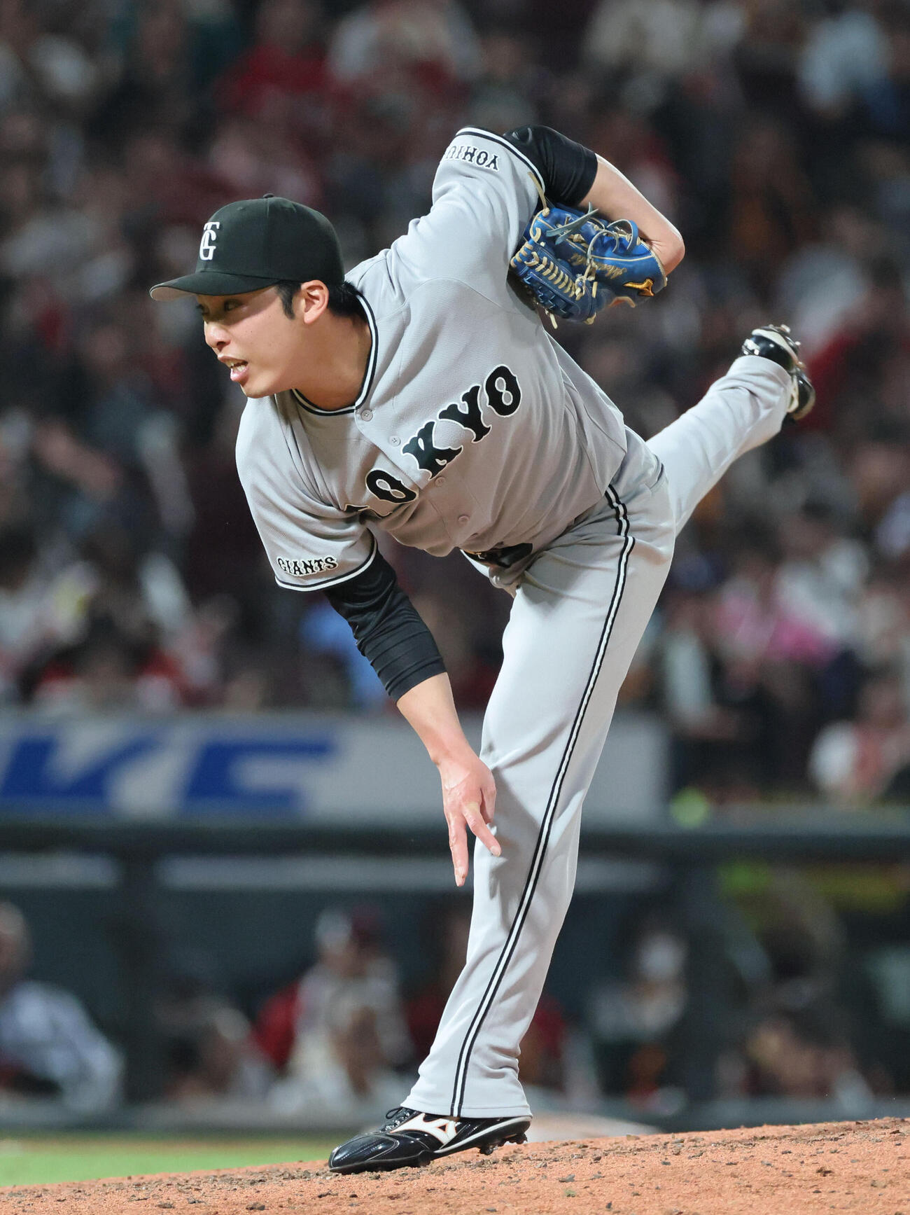 広島対巨人　9回裏広島、巨人5番手の赤星優志（撮影・加藤孝規）