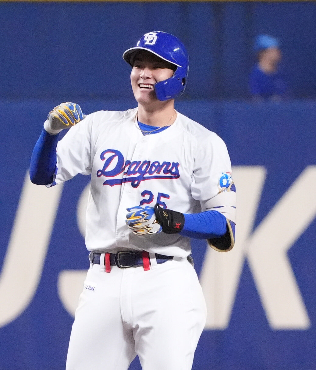 中日石川昂弥（2026年7月撮影）