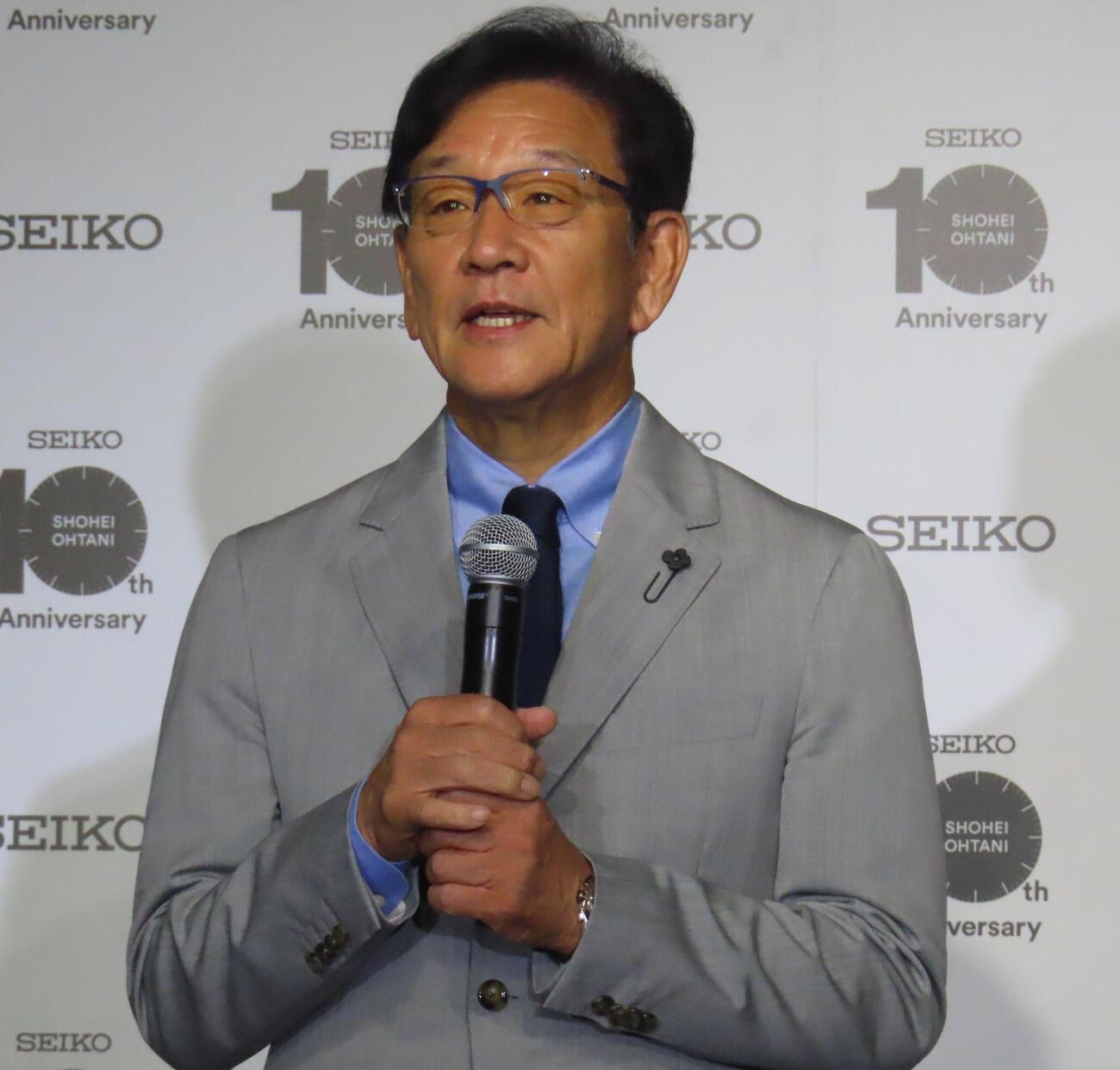 日本ハム栗山英樹CBO（2026年7月撮影）