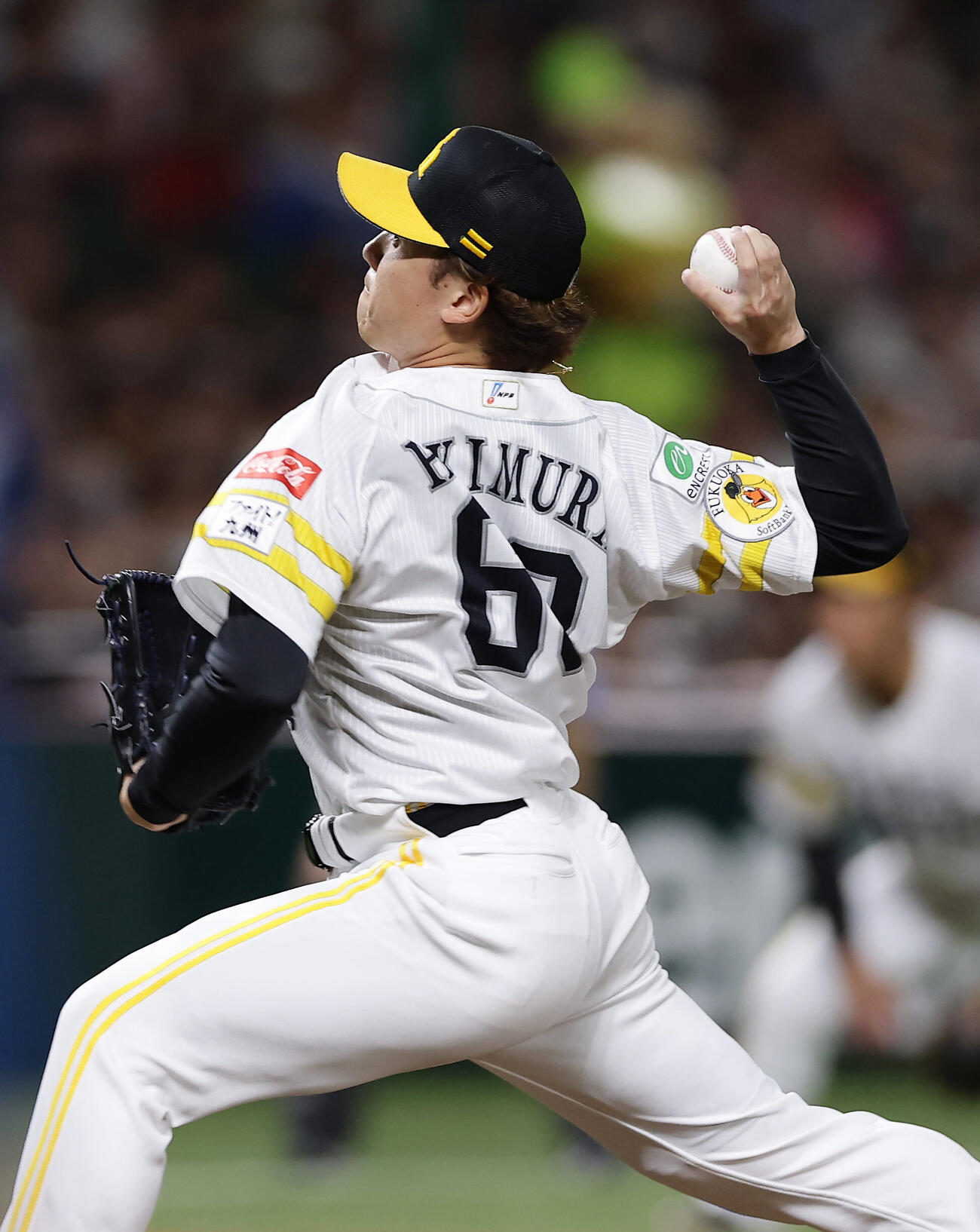ソフトバンク対日本ハム　ソフトバンク4番手の木村光（撮影・前田充）