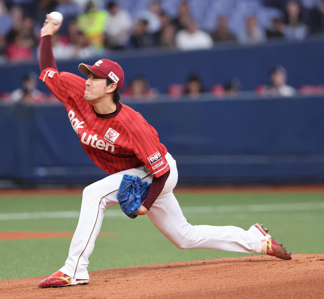 オリックス対楽天　力投する楽天先発の岸孝之（撮影・西尾就之）