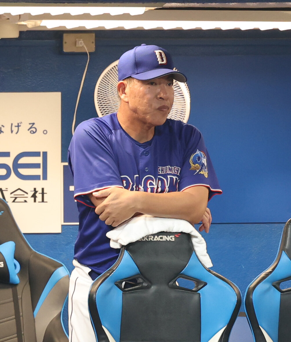 中日井上一樹監督（2026年7月撮影）