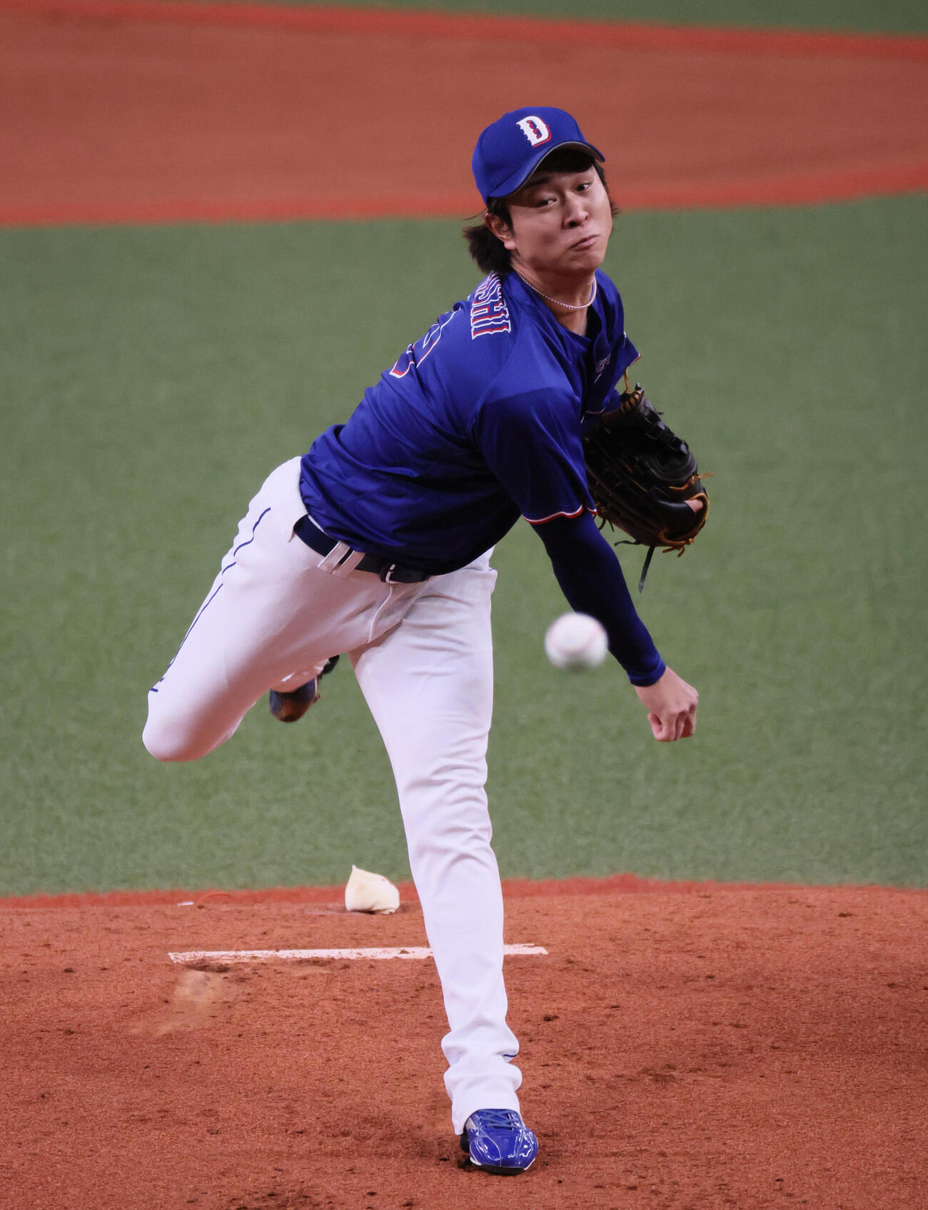 阪神対中日　中日先発の高橋宏斗（撮影・宮崎幸一）