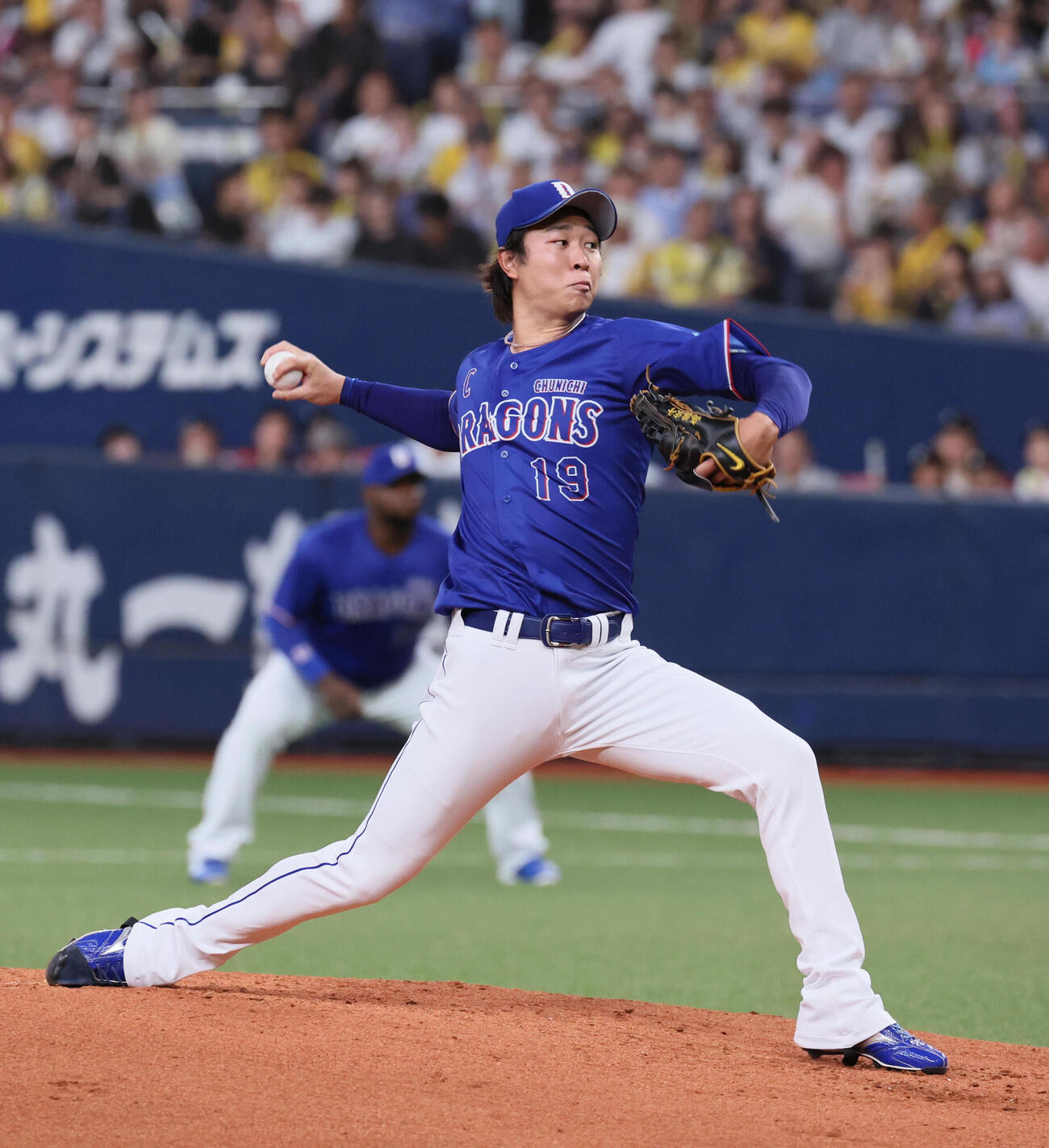 阪神対中日　中日先発の高橋宏斗（撮影・宮崎幸一）