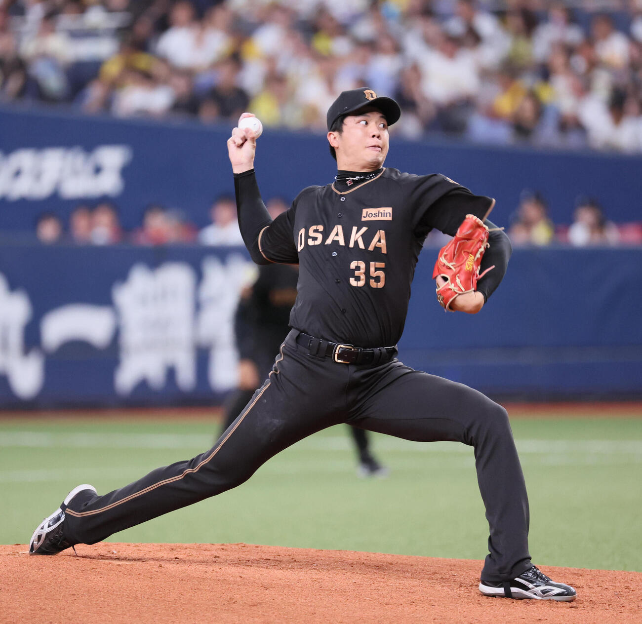 阪神対中日　阪神先発の才木浩人（撮影・宮崎幸一）