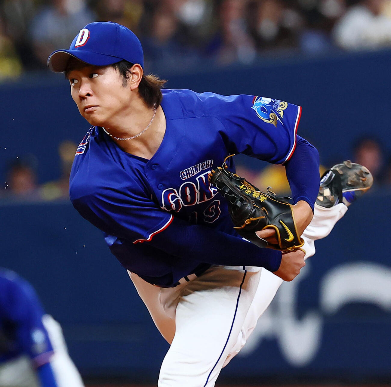 阪神対中日　阪神戦に先発する中日高橋宏斗（撮影・加藤哉）