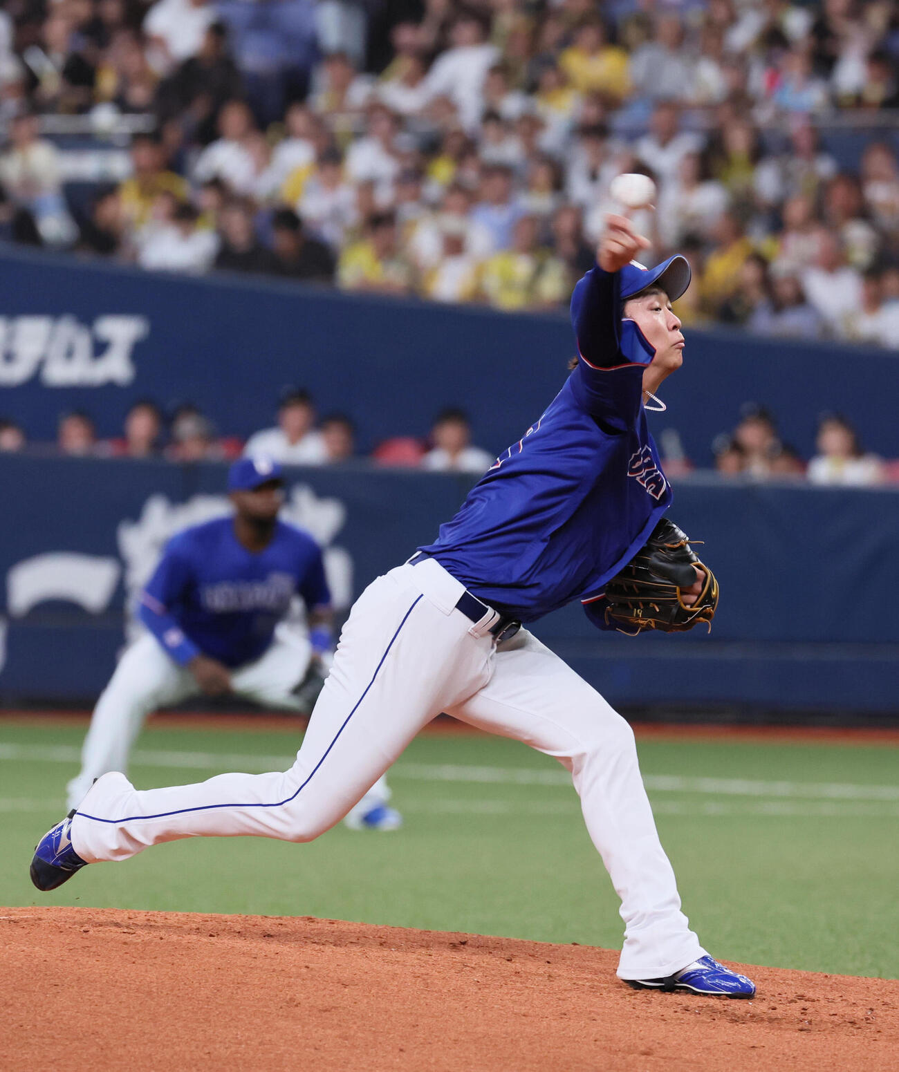 阪神対中日　中日先発の高橋宏斗（撮影・宮崎幸一）