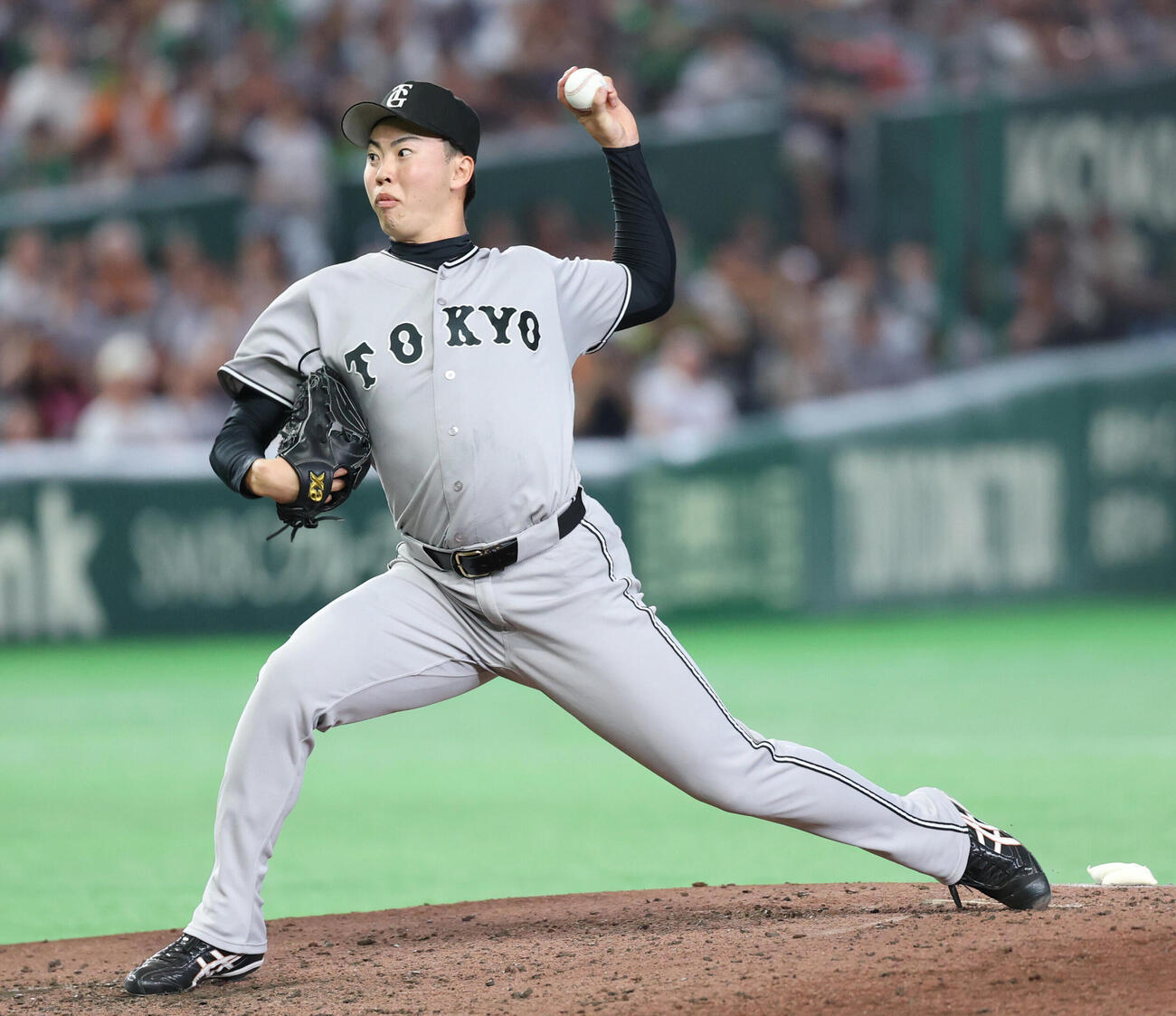 巨人対ヤクルト　巨人3番手で登板し力投する森田駿哉（撮影・増田悦実）