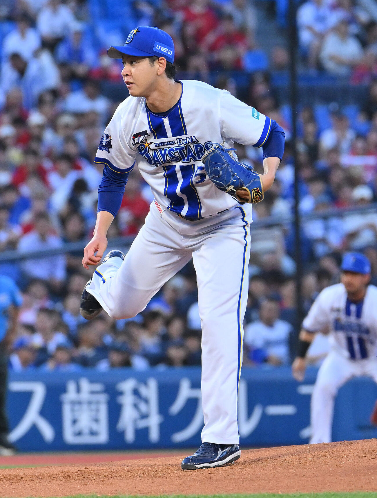DeNA対広島　DeNA先発の平良拳太郎（撮影・滝沢徹郎）