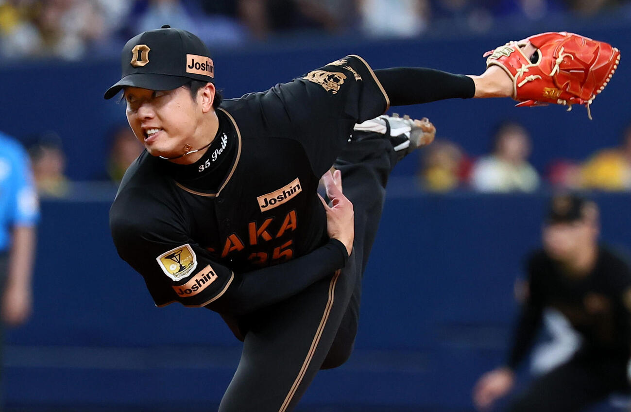 阪神対中日　阪神先発の才木浩人（撮影・加藤哉）