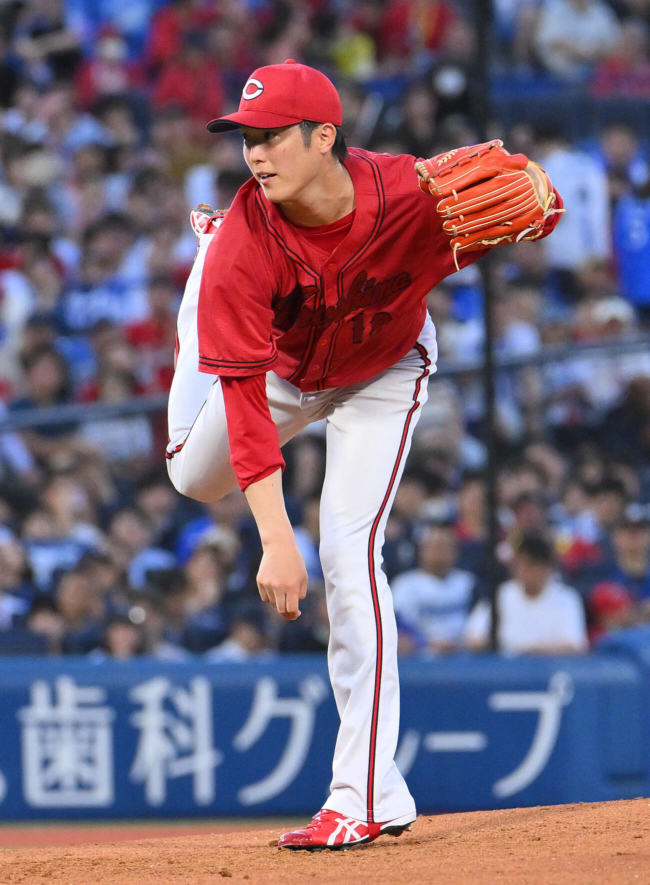DeNA対広島　広島先発の森下暢仁（撮影・滝沢徹郎）