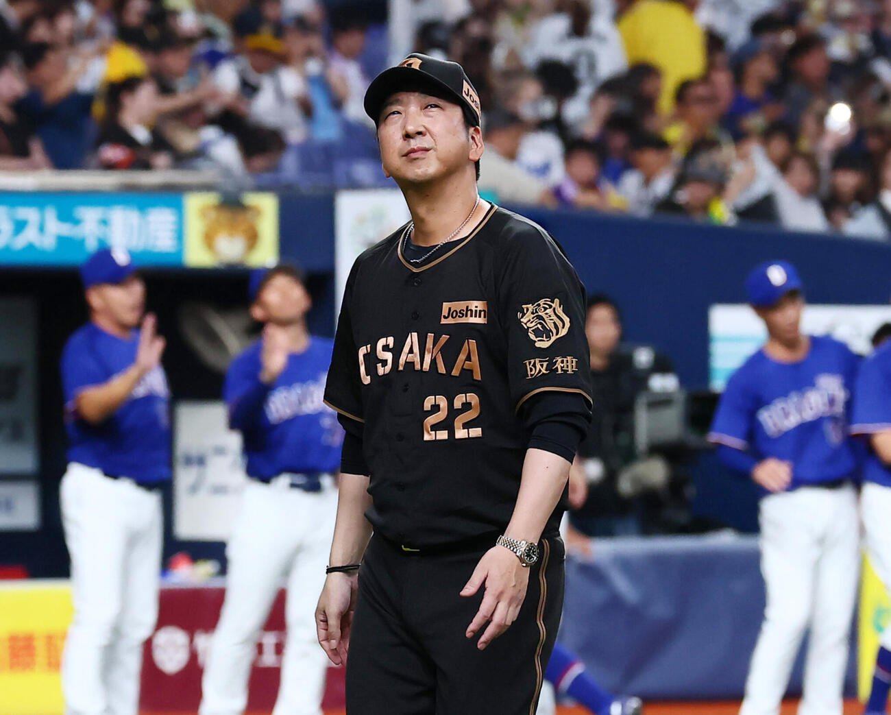 阪神対中日　中日に逆転負けの阪神藤川球児監督（撮影・加藤哉）