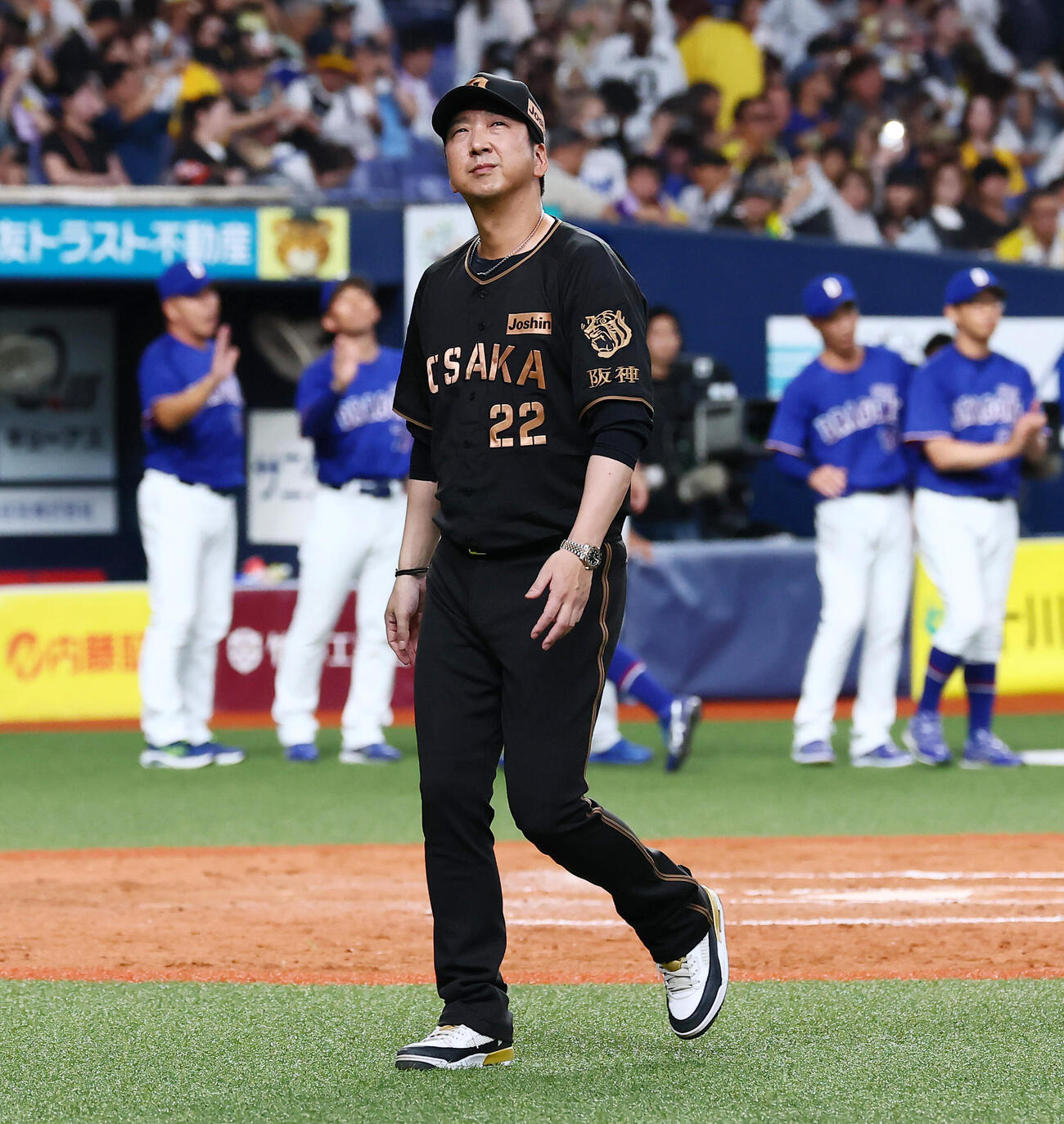 阪神対中日　中日に逆転負けした阪神藤川球児監督（撮影・加藤哉）