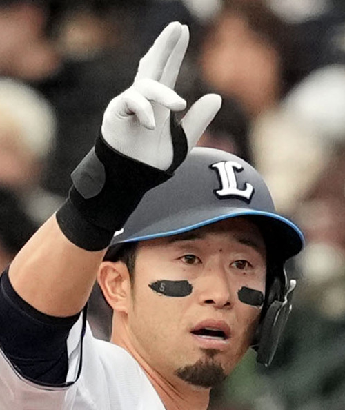 西武外崎修汰（2026年4月撮影）