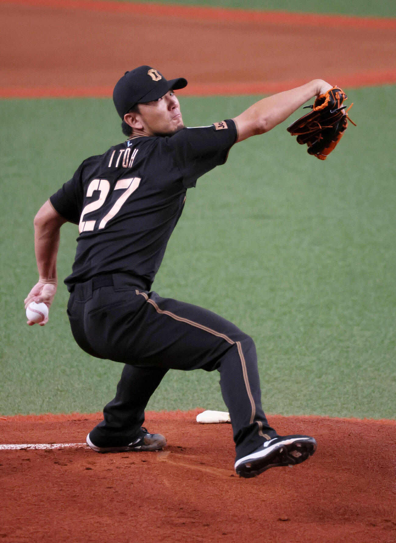 阪神対中日　阪神先発の伊藤将司（撮影・宮崎幸一）