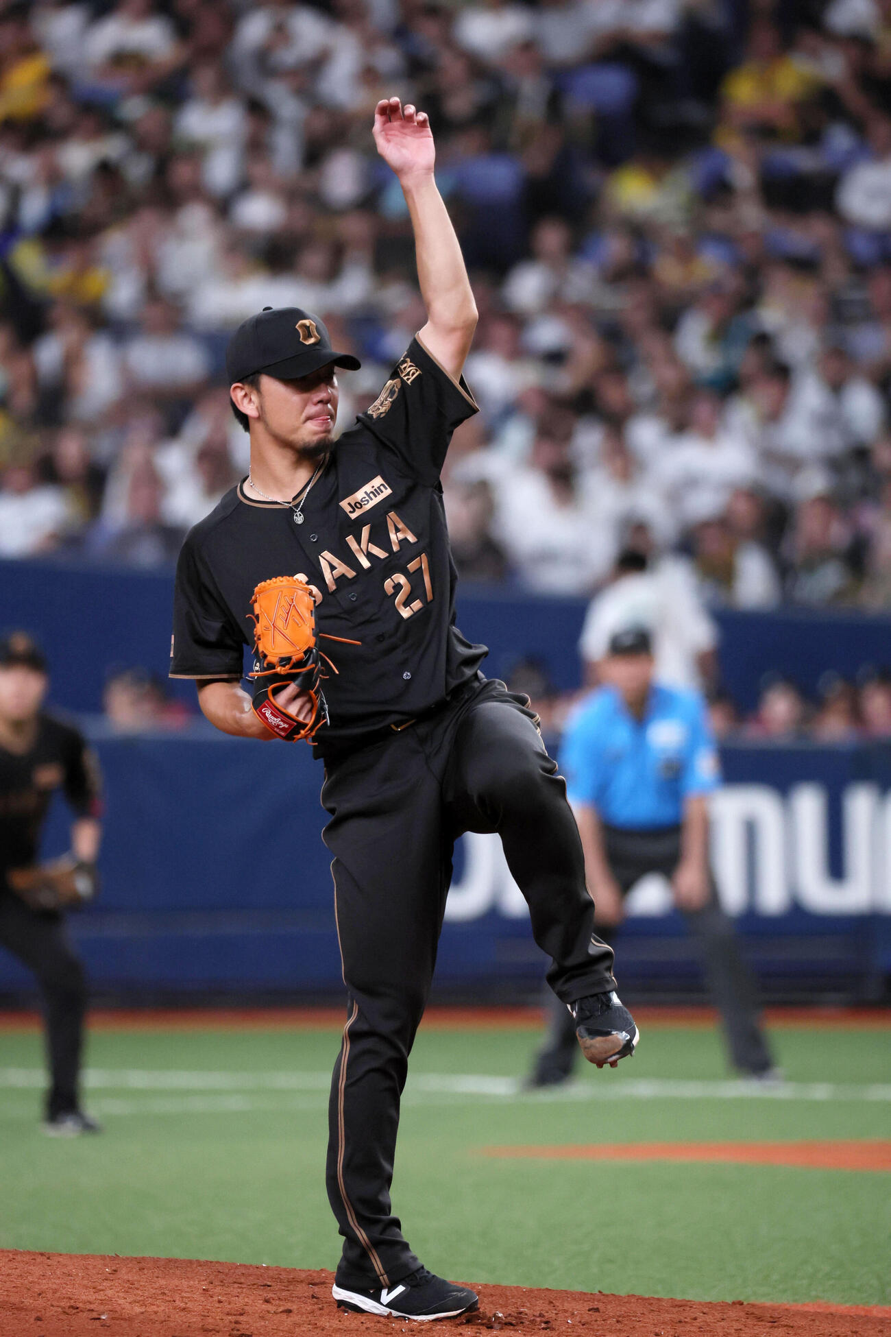 阪神対中日　阪神先発の伊藤将司（撮影・宮崎幸一）