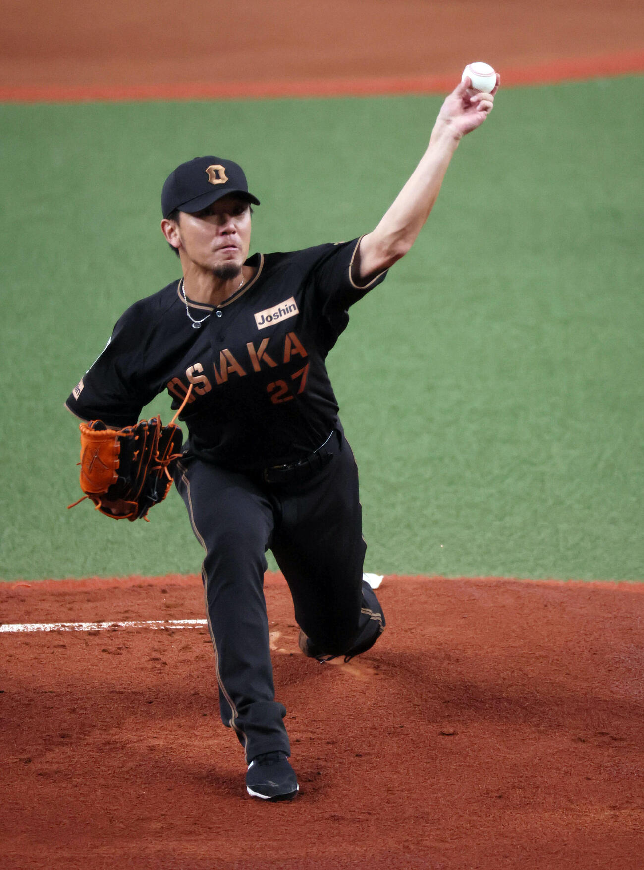 阪神対中日　阪神先発の伊藤将司（撮影・宮崎幸一）