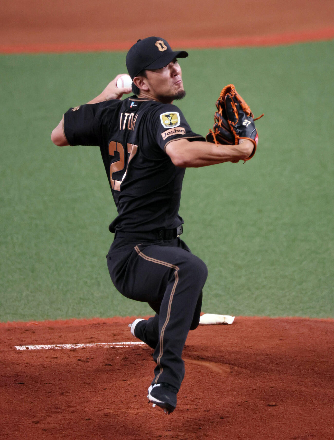 阪神対中日　阪神先発の伊藤将司（撮影・宮崎幸一）