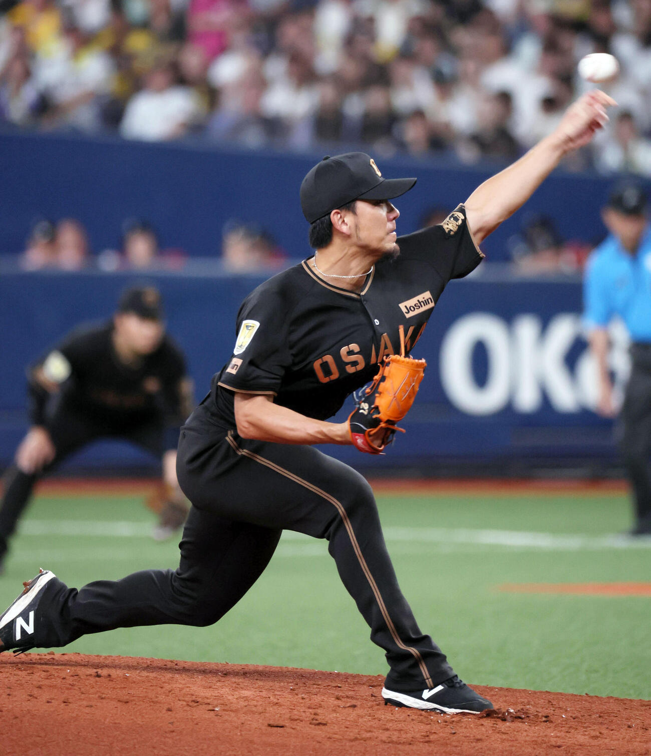 阪神対中日　阪神先発の伊藤将司（撮影・宮崎幸一）