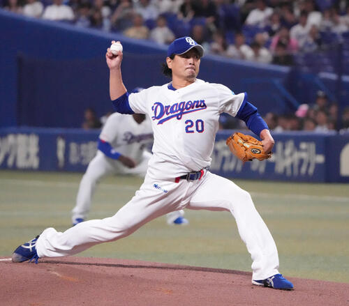 中日涌井秀章(2026年8月5日撮影)