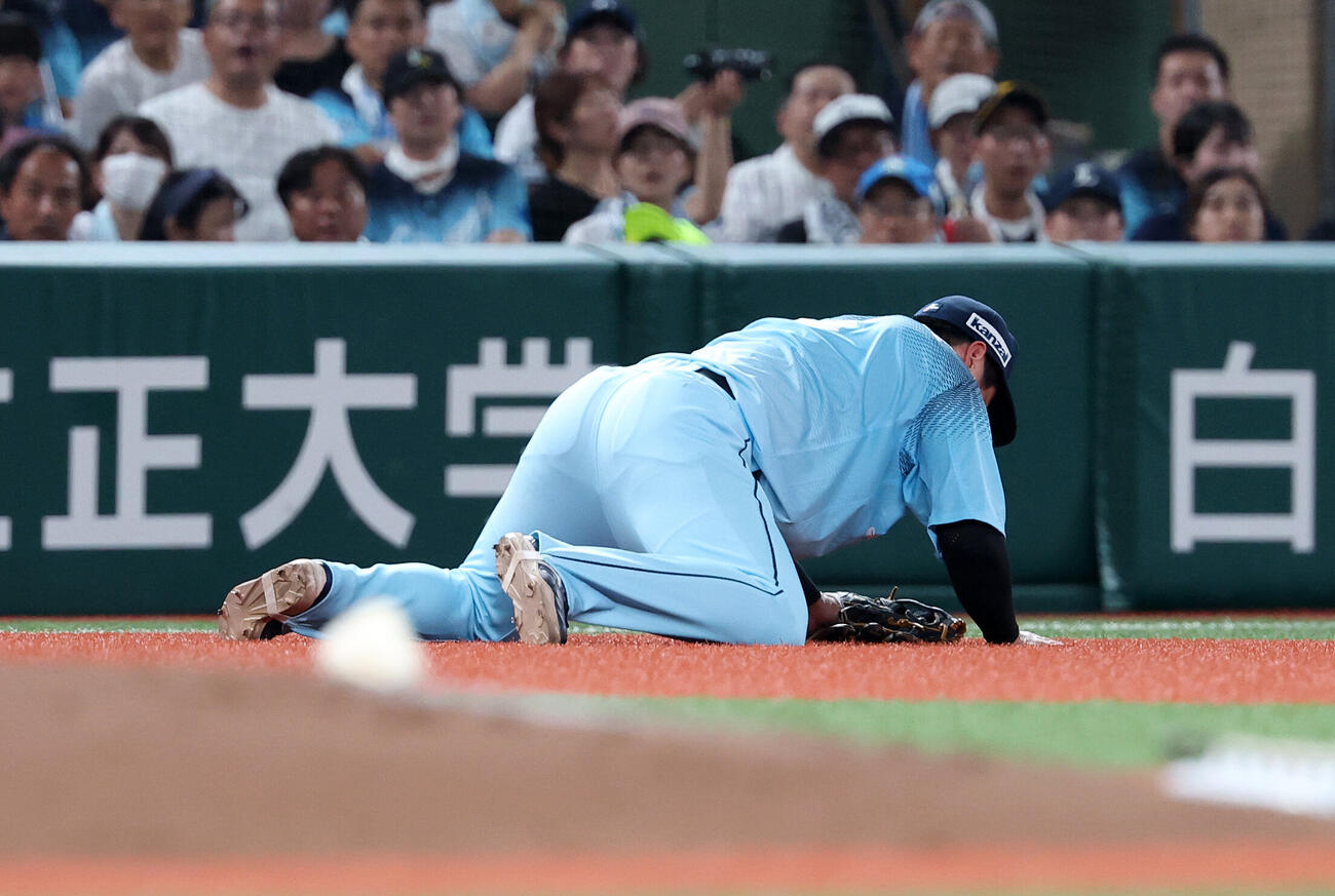 西武渡部聖弥（2026年8月撮影）　