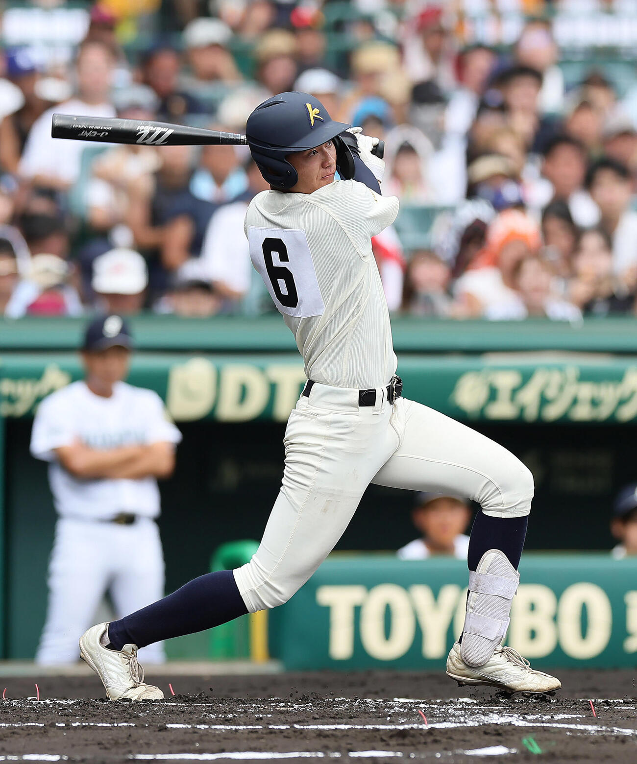 神村学園時代の今岡拓夢（2024年8月17日）