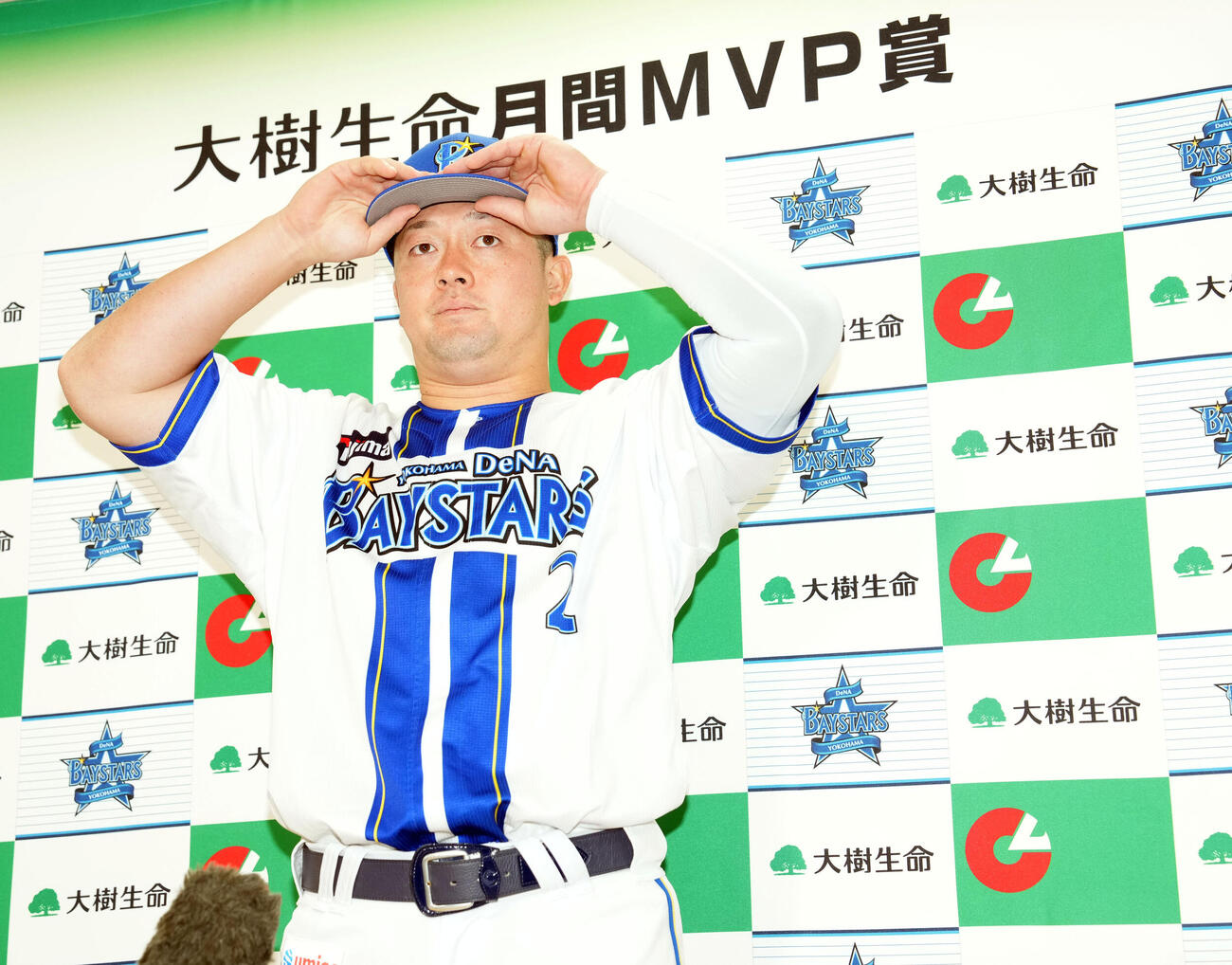7月の月間MVPに輝いたDeNA牧秀悟（撮影・たえ見朱実）