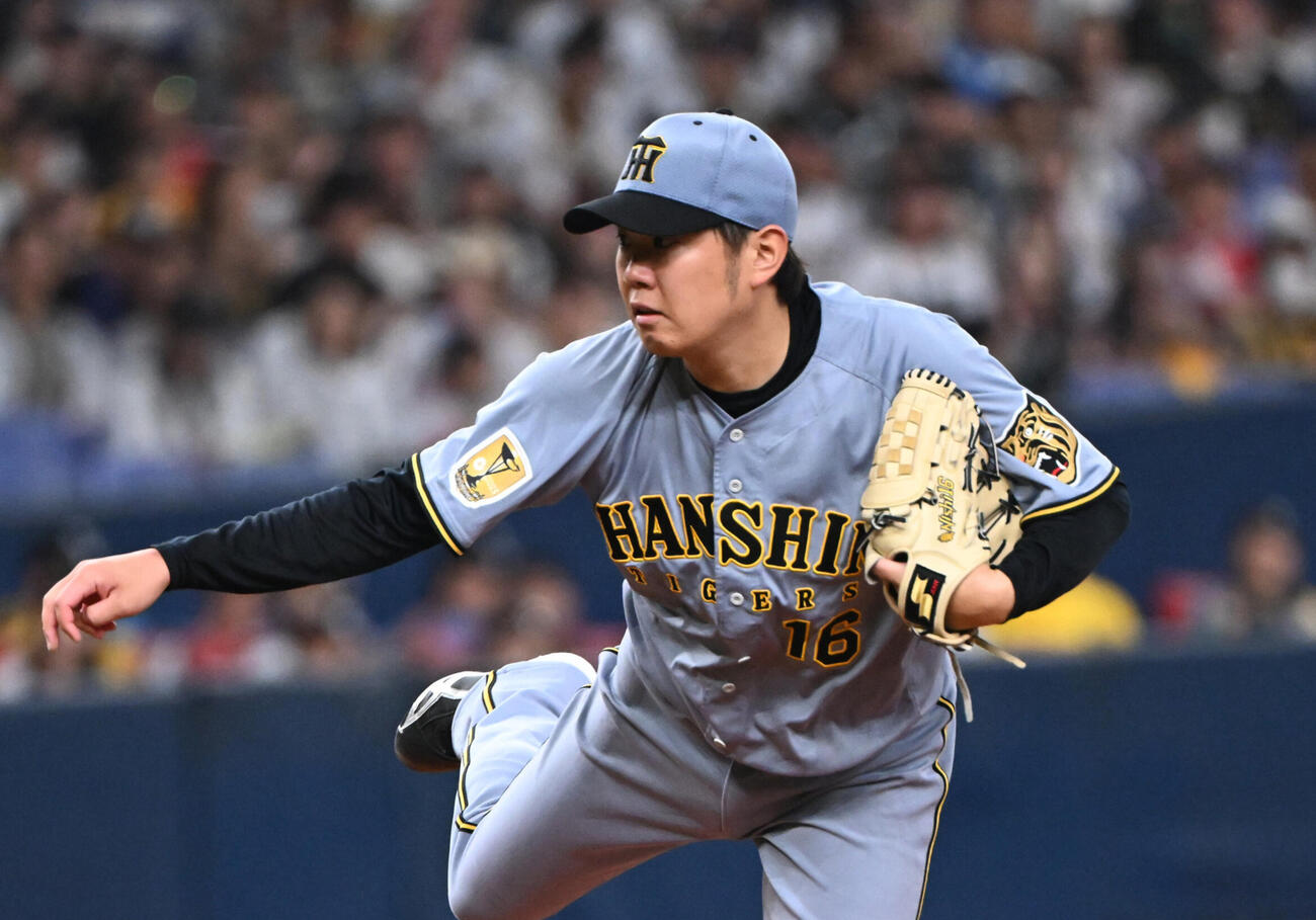 阪神西勇輝（2026年6月撮影）
