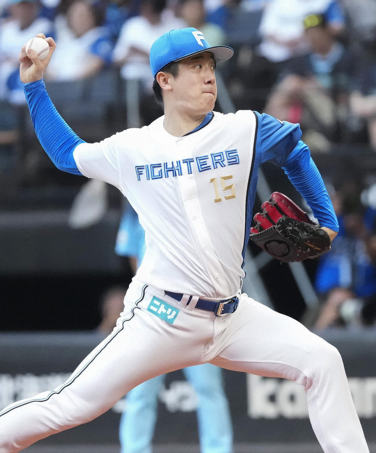 西武戦に先発した日本ハム・北山＝エスコンフィールド