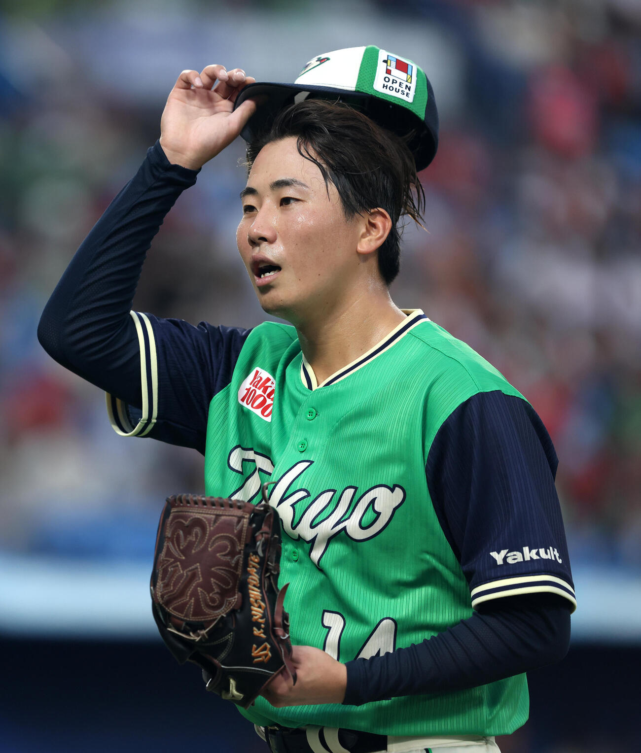ヤクルト西舘昂汰（2026年7月撮影）