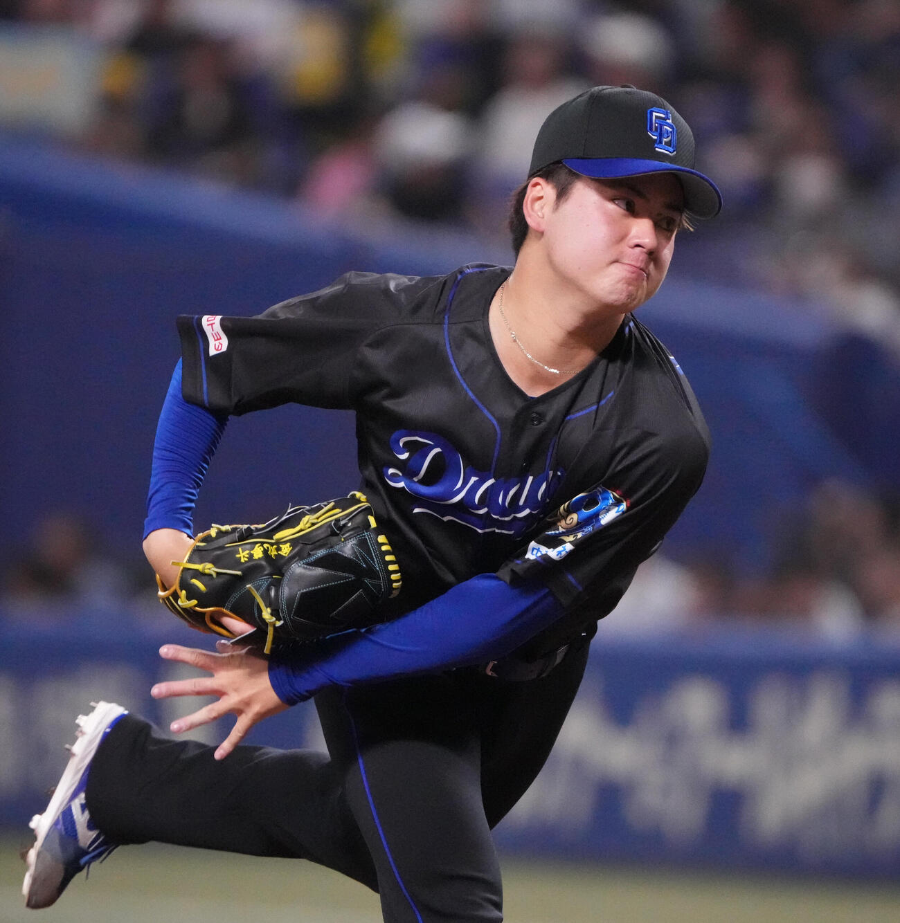 中日対DeNA　中日先発の金丸夢斗（撮影・森本幸一）