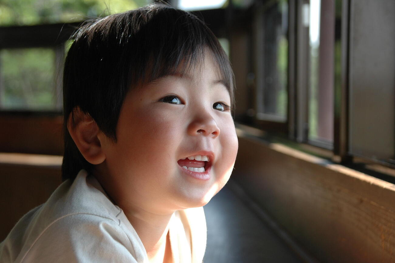 阪神下村海翔投手の幼少期の頃の写真（家族提供）