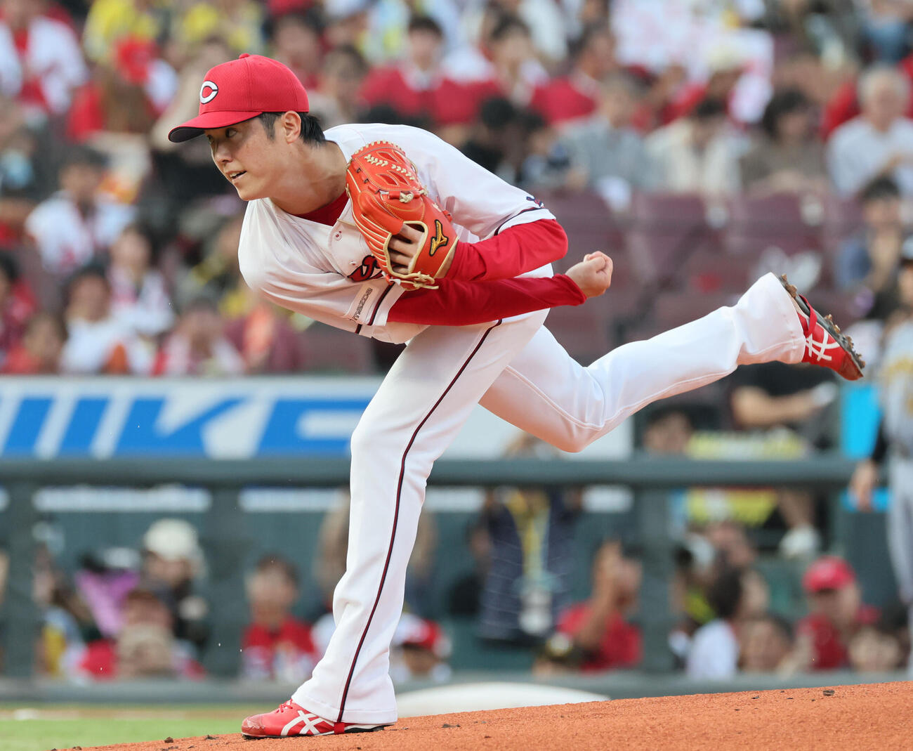 広島対阪神　広島先発の森下暢仁（撮影・加藤孝規）