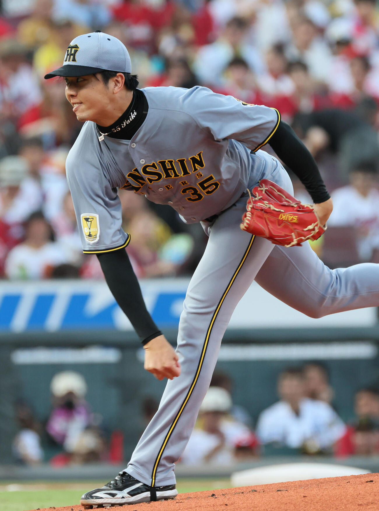 広島対阪神　阪神先発の才木浩人（撮影・加藤孝規）