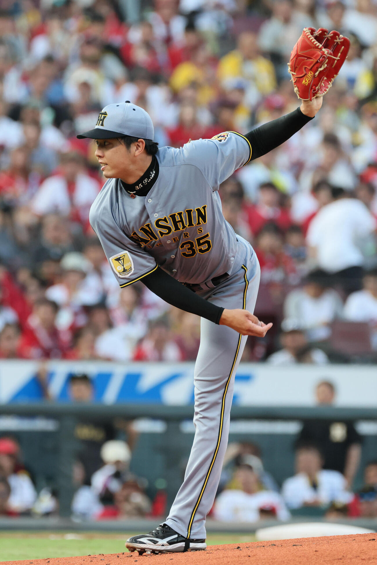 広島対阪神　阪神先発の才木浩人（撮影・加藤孝規）
