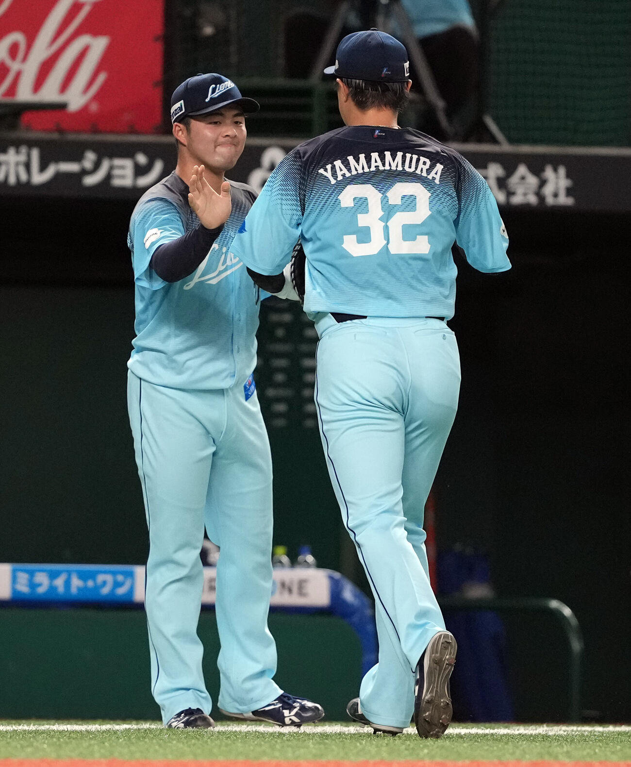 西武対ロッテ　3回を投げ無失点に抑えた西武の先発豆田泰志（撮影・たえ見朱実）