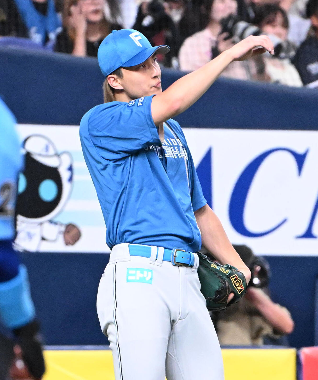 オリックス対日本ハム　6回裏オリックス1死二塁、宗佑磨に逆転2点本塁打を放たれる日本ハムの達孝太（撮影・石井愛子）