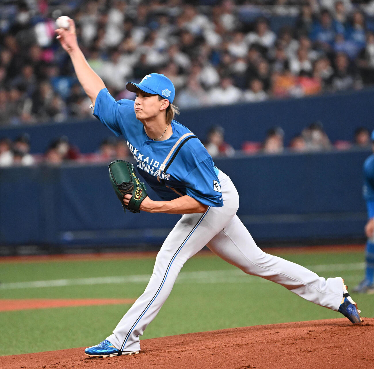 オリックス対日本ハム　日本ハム先発の達孝太（撮影・石井愛子）
