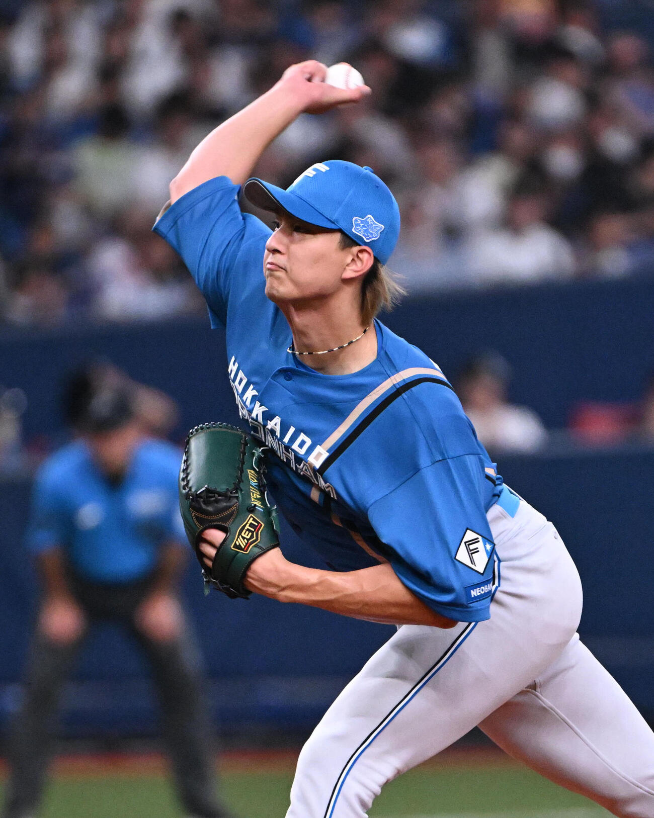 オリックス対日本ハム　日本ハム先発の達孝太（撮影・石井愛子）