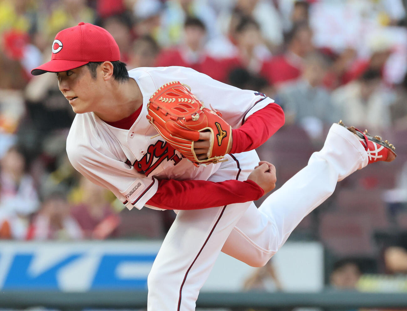 広島対阪神　広島先発の森下暢仁（撮影・加藤孝規）
